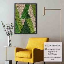 Картина из ягеля "Геометрика" 50*70 см