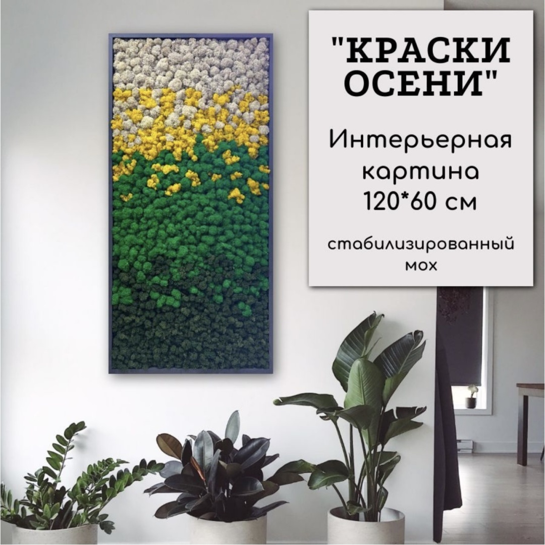 Зеленые стены для декора из стабилизированного мха - купить в SPECIALGREEN