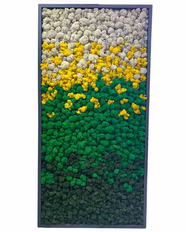 Картина из ягеля "Краски Осени" 60*120 см